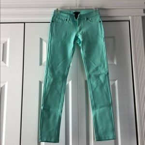 Sea foam green jeggings